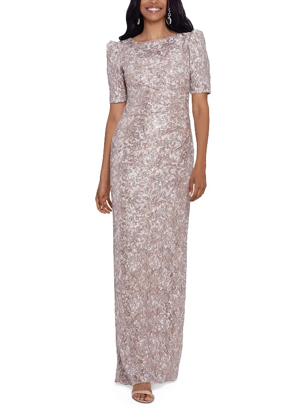 Womens Lace Sequin Evening Dress Tunics Bestseller popular