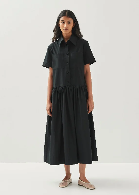 Bay Black Dress empire Waist empire