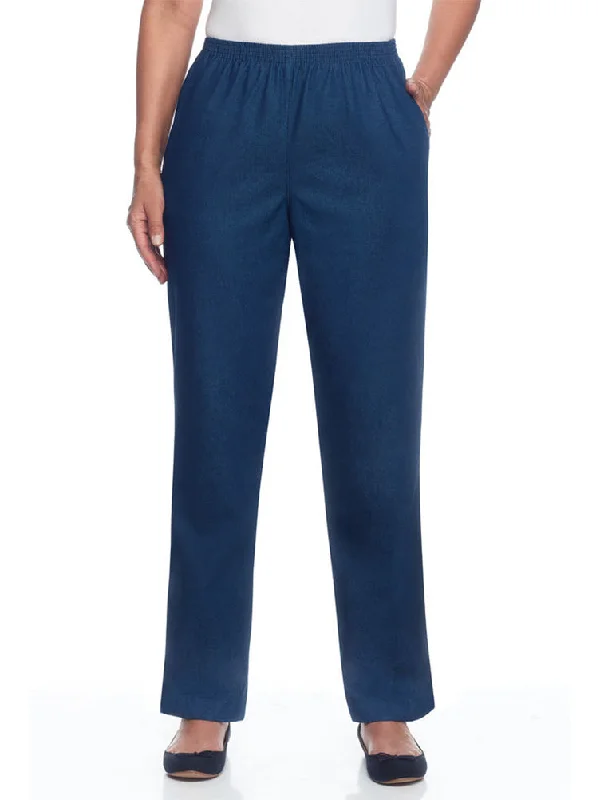 Petite Classic Denim Pants Modern Bootcut Pants