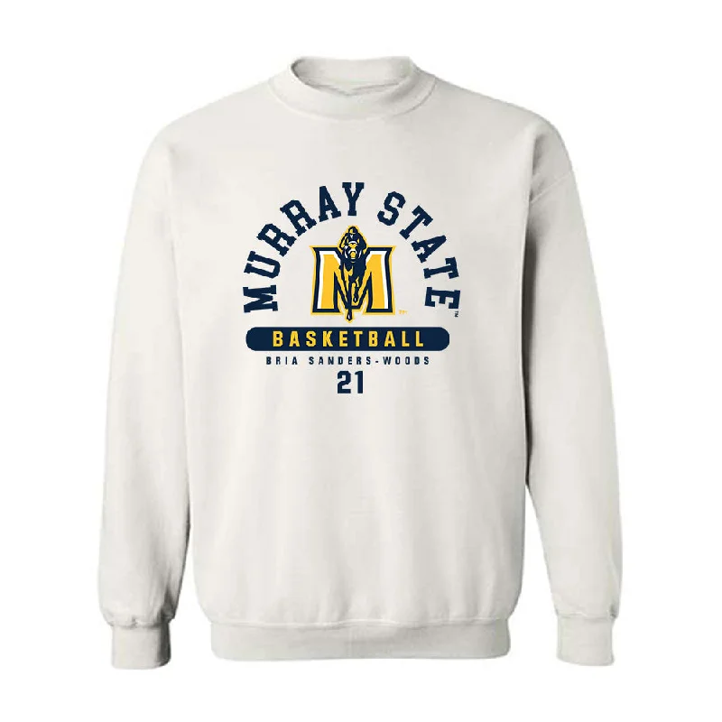 Murray State - NCAA Women's Basketball : Bria Sanders-Woods - Classic Fashion Shersey Sweatshirt Hoodie with Embroidery Detailed Premium Murray State - NCAA Women's Basketball : Bria Sanders-Woods - Classic Fashion Shersey Sweatshirt Hoodie with Embroidery Detailed Premium