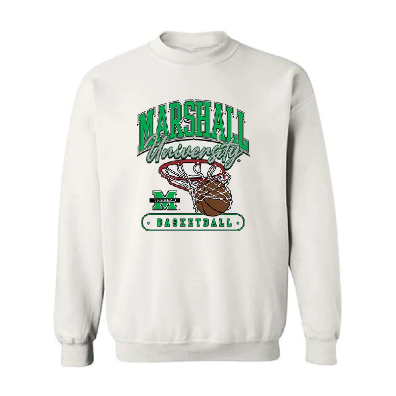 Marshall - NCAA Women's Basketball : Meredith Maier - Crewneck Sweatshirt Sports Shersey Cotton Hoodie Fleece Lining Warmth Marshall - NCAA Women's Basketball : Meredith Maier - Crewneck Sweatshirt Sports Shersey Cotton Hoodie Fleece Lining Warmth