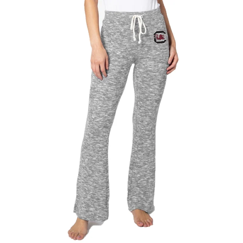 GRAY SOUTH CAROLINA GAMECOCKS COMFY FLARE PANTS Chic Capri Pants
