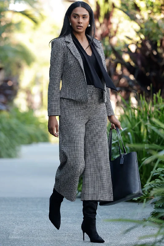 Yael Tailored Pant in Jacquard Casual Skinny Fit Pants