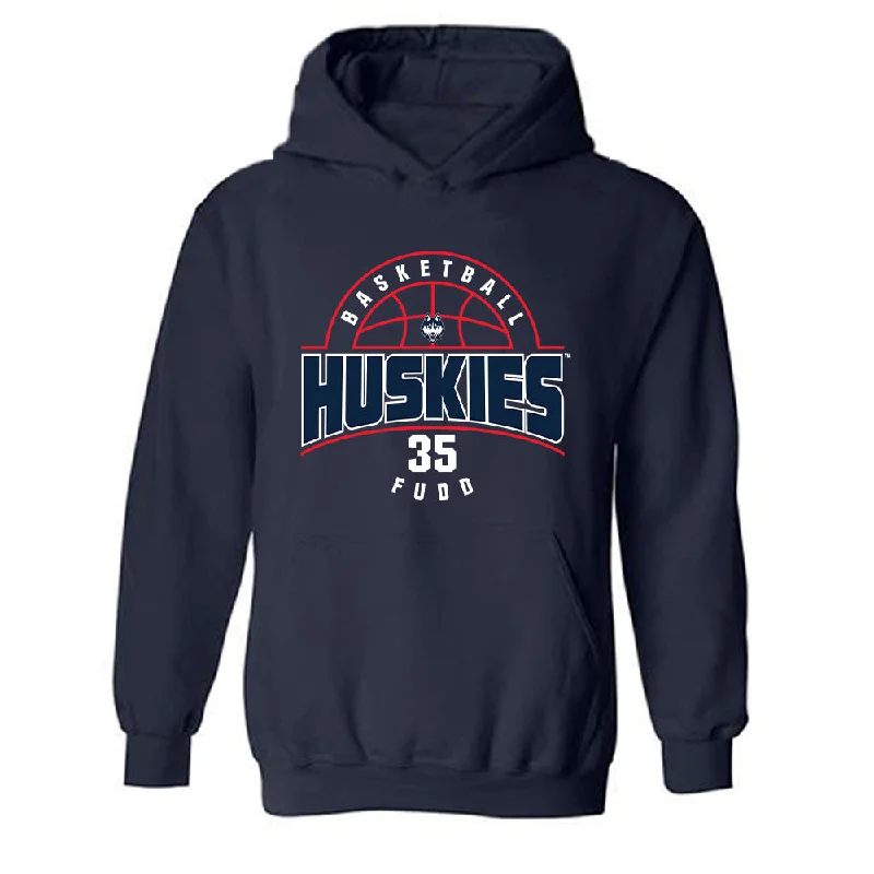 UConn - NCAA Women's Basketball : Azzi Fudd - Hooded Sweatshirt Classic Fashion Shersey Hoodie with Front Slit Layering Stylish UConn - NCAA Women's Basketball : Azzi Fudd - Hooded Sweatshirt Classic Fashion Shersey Hoodie with Front Slit Layering Stylish