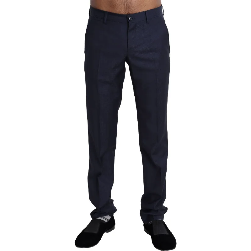 Dolce & Gabbana Elegant Slim Fit Wool Blend Dress Pants Cozy Maternity Pants