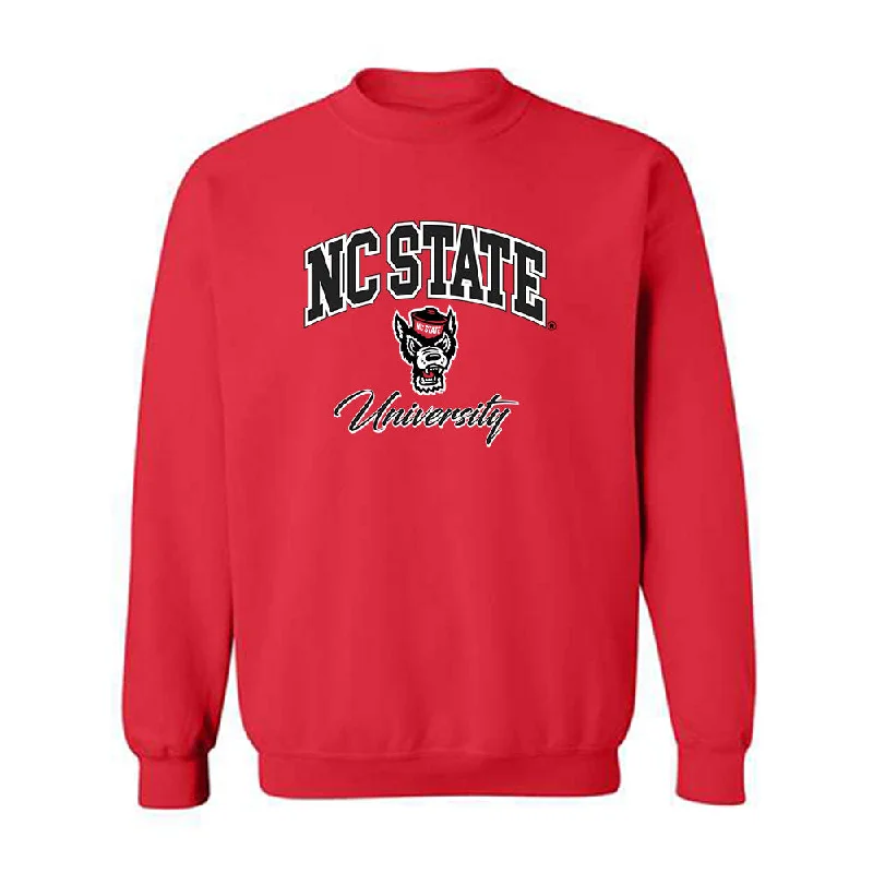NC State - NCAA Women's Basketball : Aziaha James - Crewneck Sweatshirt Sports Shersey Hoodie with Hem Applique Textured Unique NC State - NCAA Women's Basketball : Aziaha James - Crewneck Sweatshirt Sports Shersey Hoodie with Hem Applique Textured Unique