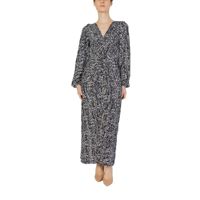 Jacqueline De Yong White Polyester Dress Tunics Formal black