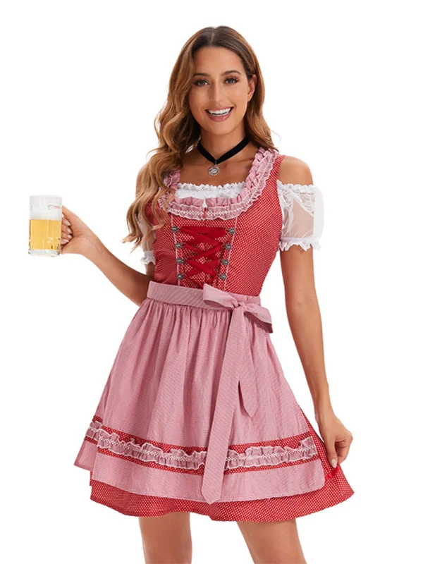 Blue Zone Planet |  New Adult Women's German Oktoberfest Costume Festival Party Dress Tunics Recommended stylist