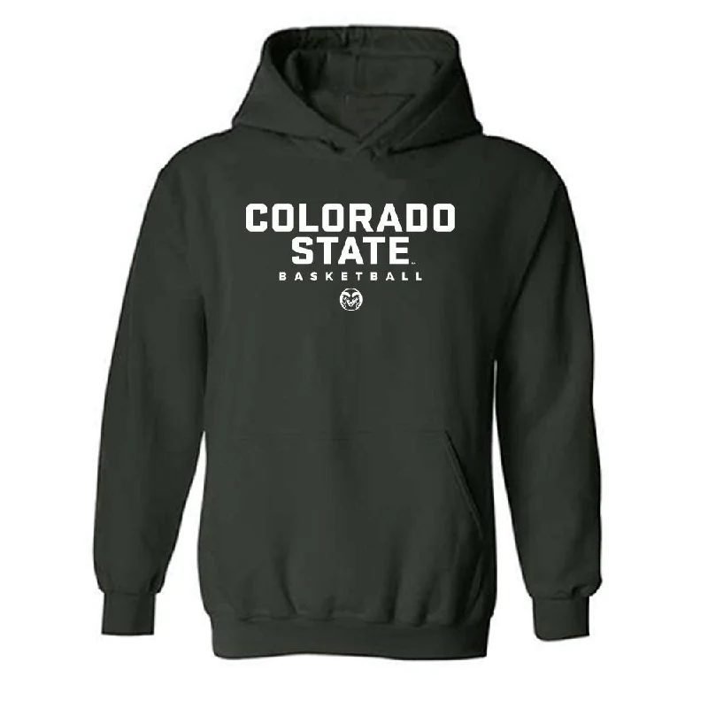 Colorado State - NCAA Women's Basketball : Jadyn Fife - Hooded Sweatshirt Classic Shersey Hoodie with Drawcord Adjustable Secure