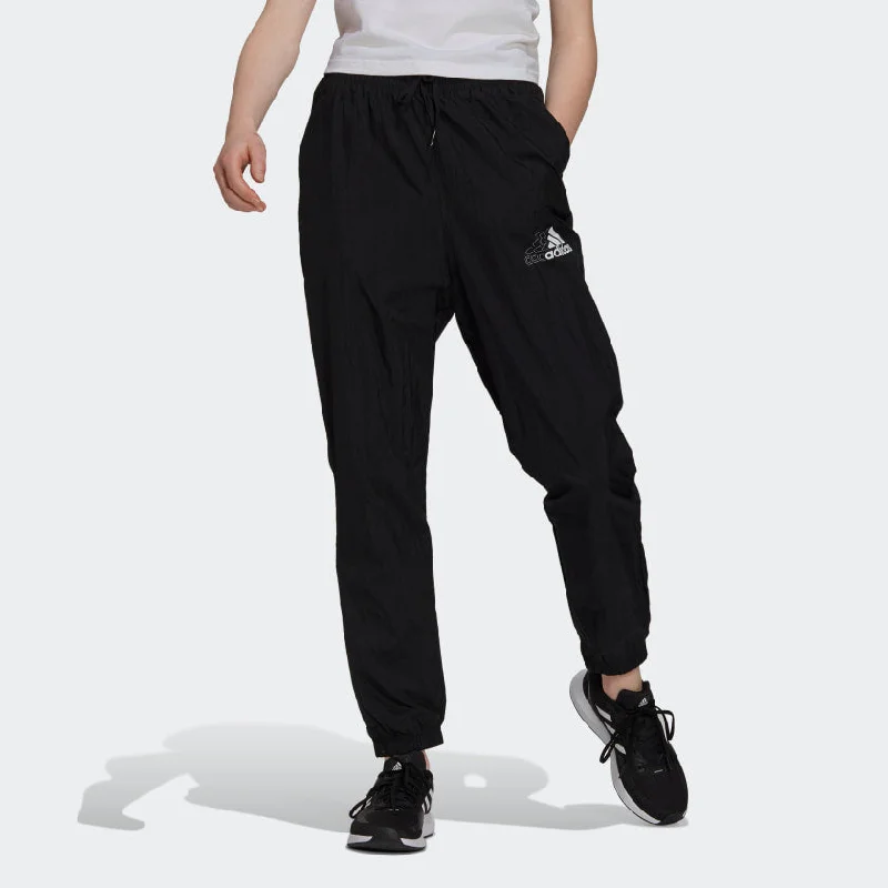 Women's Brand Love Repeat Logo Pants Formal Stretch Pants