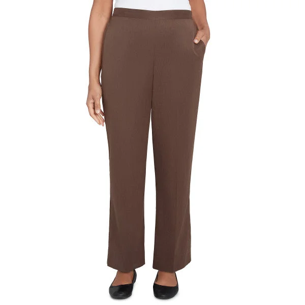 Wine Country Proportioned Medium Length Pants Chic Checkered Pants