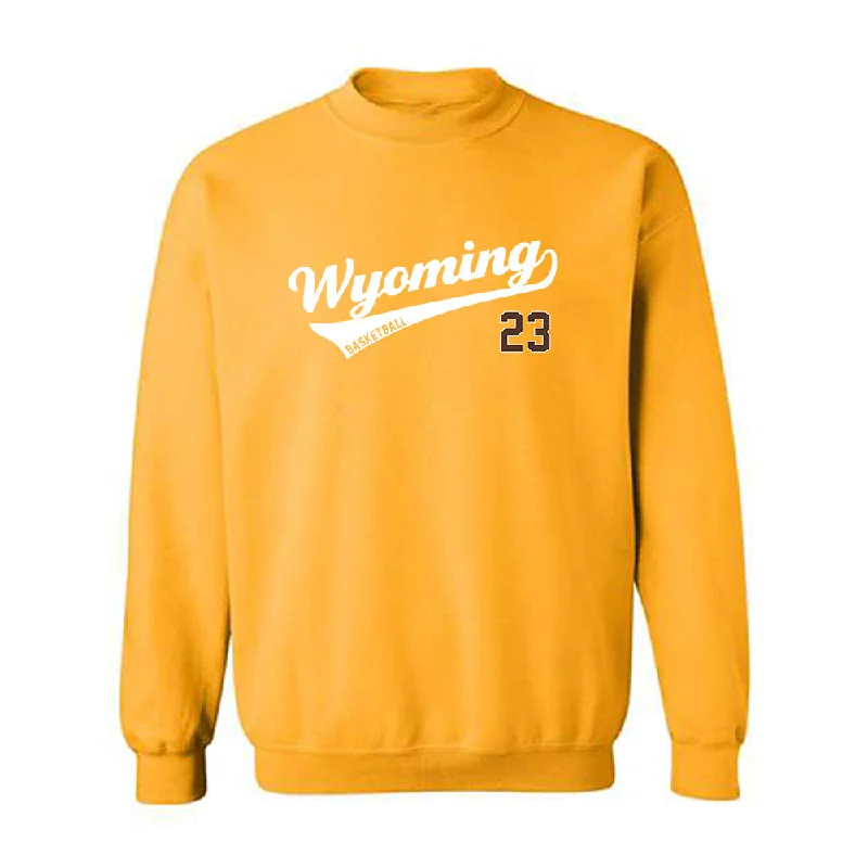 Wyoming - NCAA Women's Basketball : Joslin Igo - Crewneck Sweatshirt Classic Shersey Hoodie with Set-In Sleeves Structured Classic Wyoming - NCAA Women's Basketball : Joslin Igo - Crewneck Sweatshirt Classic Shersey Hoodie with Set-In Sleeves Structured Classic