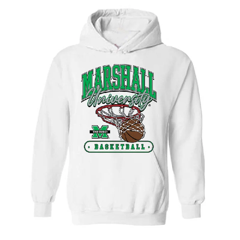 Marshall - NCAA Women's Basketball : Peyton Ilderton - Hooded Sweatshirt Sports Shersey Zip Hoodie Drawstring Kangaroo Pocket Marshall - NCAA Women's Basketball : Peyton Ilderton - Hooded Sweatshirt Sports Shersey Zip Hoodie Drawstring Kangaroo Pocket