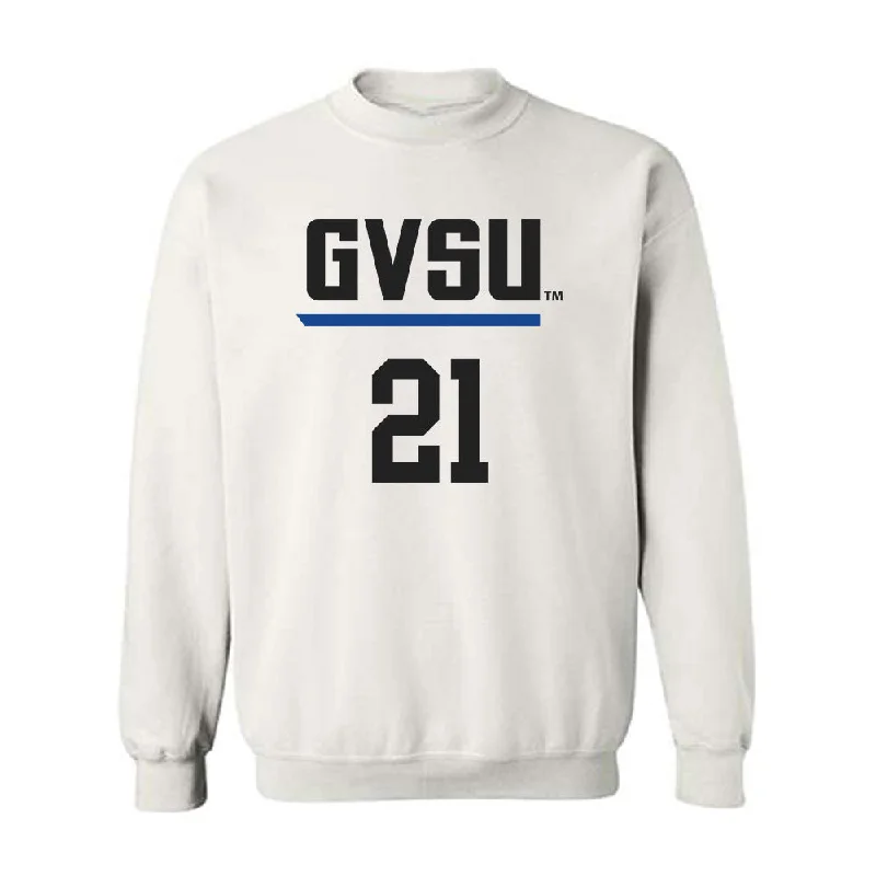 Grand Valley - NCAA Women's Basketball : Abrie Cabana - Crewneck Sweatshirt Replica Shersey Hoodie with Hem Patch Decorative Personalized Grand Valley - NCAA Women's Basketball : Abrie Cabana - Crewneck Sweatshirt Replica Shersey Hoodie with Hem Patch Decorative Personalized