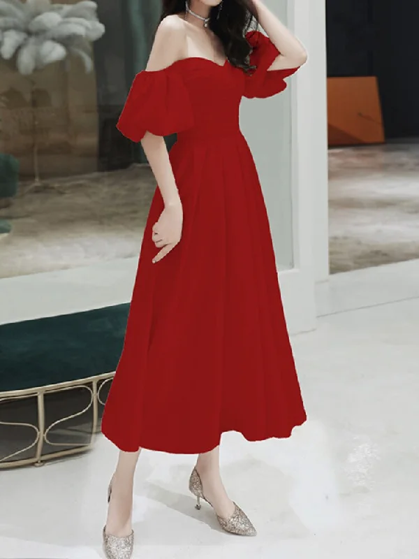 wine red midi