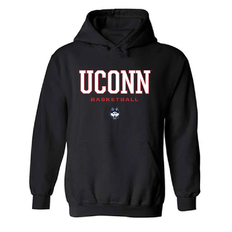 UConn - NCAA Women's Basketball : Kamorea Arnold - Hooded Sweatshirt Classic Shersey Hoodie with Hem Lace Feminine Delicate UConn - NCAA Women's Basketball : Kamorea Arnold - Hooded Sweatshirt Classic Shersey Hoodie with Hem Lace Feminine Delicate