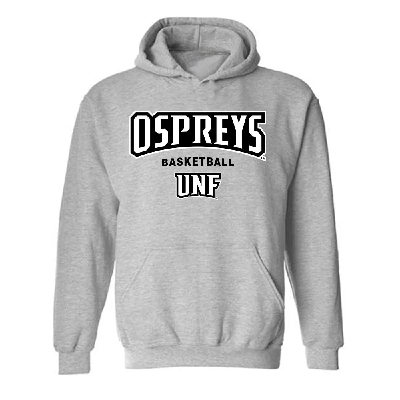 UNF - NCAA Women's Basketball : Maddie Millar - Hooded Sweatshirt Classic Shersey Hoodie with Side Slits Relaxed Casual UNF - NCAA Women's Basketball : Maddie Millar - Hooded Sweatshirt Classic Shersey Hoodie with Side Slits Relaxed Casual