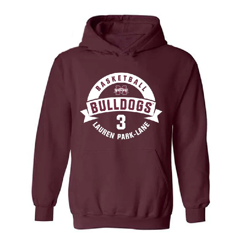 Mississippi State - NCAA Women's Basketball : Lauren Park-Lane - Hooded Sweatshirt Classic Fashion Shersey Hoodie with Ribbed Neckline Snug Warm