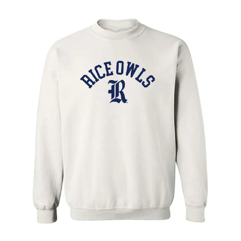 Rice - NCAA Women's Basketball : Malia Fisher - Crewneck Sweatshirt Classic Shersey Hoodie with Hem Patch Decorative Personalized Rice - NCAA Women's Basketball : Malia Fisher - Crewneck Sweatshirt Classic Shersey Hoodie with Hem Patch Decorative Personalized