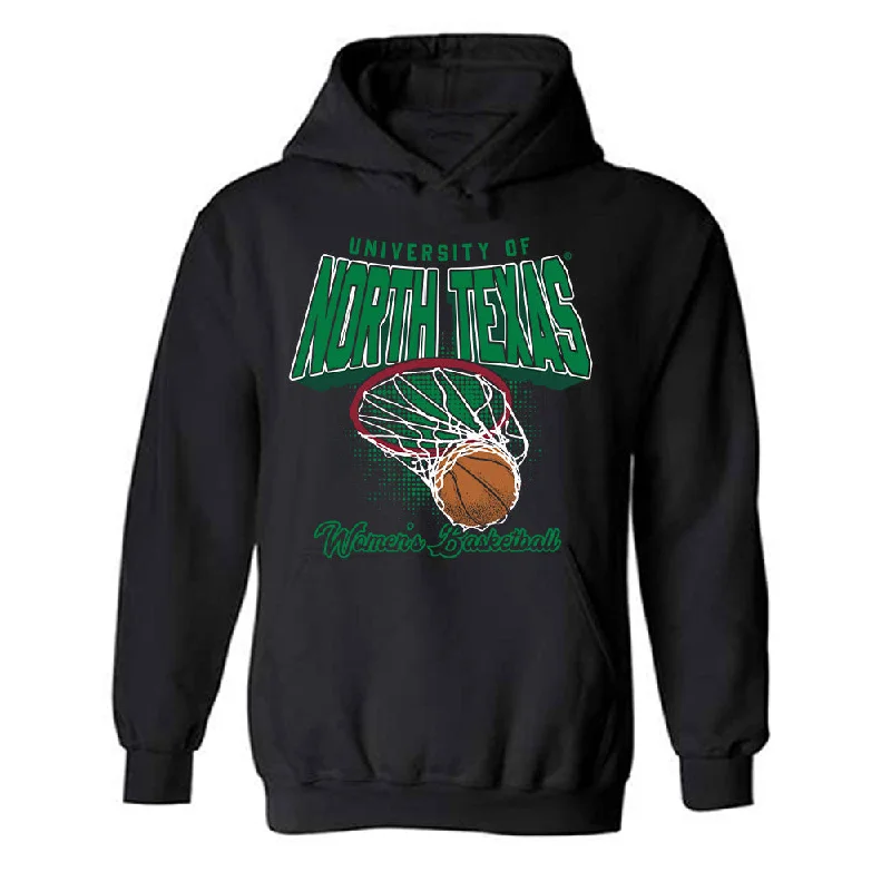 North Texas - NCAA Women's Basketball : Shadasia Brackens - Hooded Sweatshirt Generic Shersey Hoodie with Illustration Artistic Creative North Texas - NCAA Women's Basketball : Shadasia Brackens - Hooded Sweatshirt Generic Shersey Hoodie with Illustration Artistic Creative