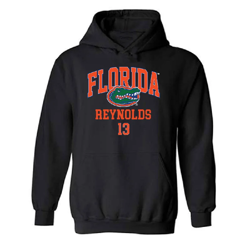 Florida - NCAA Women's Basketball : Laila Reynolds - Hooded Sweatshirt Classic Fashion Shersey Hoodie with High-Low Hem Asymmetrical Trendy Florida - NCAA Women's Basketball : Laila Reynolds - Hooded Sweatshirt Classic Fashion Shersey Hoodie with High-Low Hem Asymmetrical Trendy