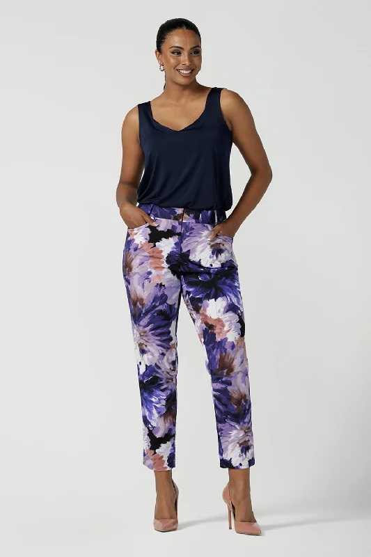 Corbin Pant in Jacaranda Slim Fit Casual Pants