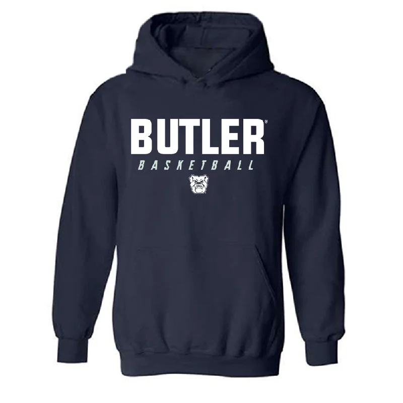 Butler - NCAA Women's Basketball : Karsyn Norman - Hooded Sweatshirt Classic Shersey Hoodie with Back Slit Movement Comfort Butler - NCAA Women's Basketball : Karsyn Norman - Hooded Sweatshirt Classic Shersey Hoodie with Back Slit Movement Comfort