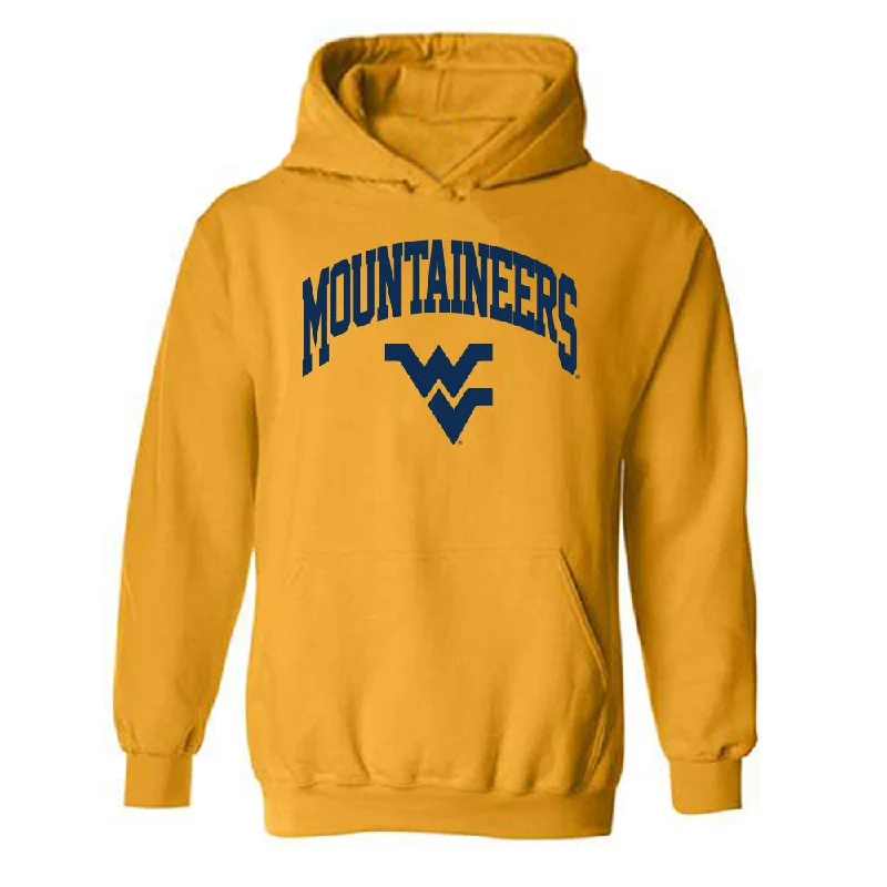 West Virginia - NCAA Women's Basketball : Janaiya Quinerly - Hooded Sweatshirt Fashion Shersey Hoodie with Puffed Sleeves Voluminous Trendy West Virginia - NCAA Women's Basketball : Janaiya Quinerly - Hooded Sweatshirt Fashion Shersey Hoodie with Puffed Sleeves Voluminous Trendy