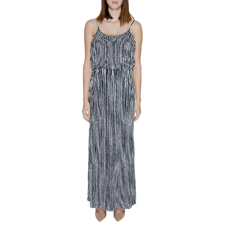 Only Black Viscose Dress Tunics Fashionable trendy