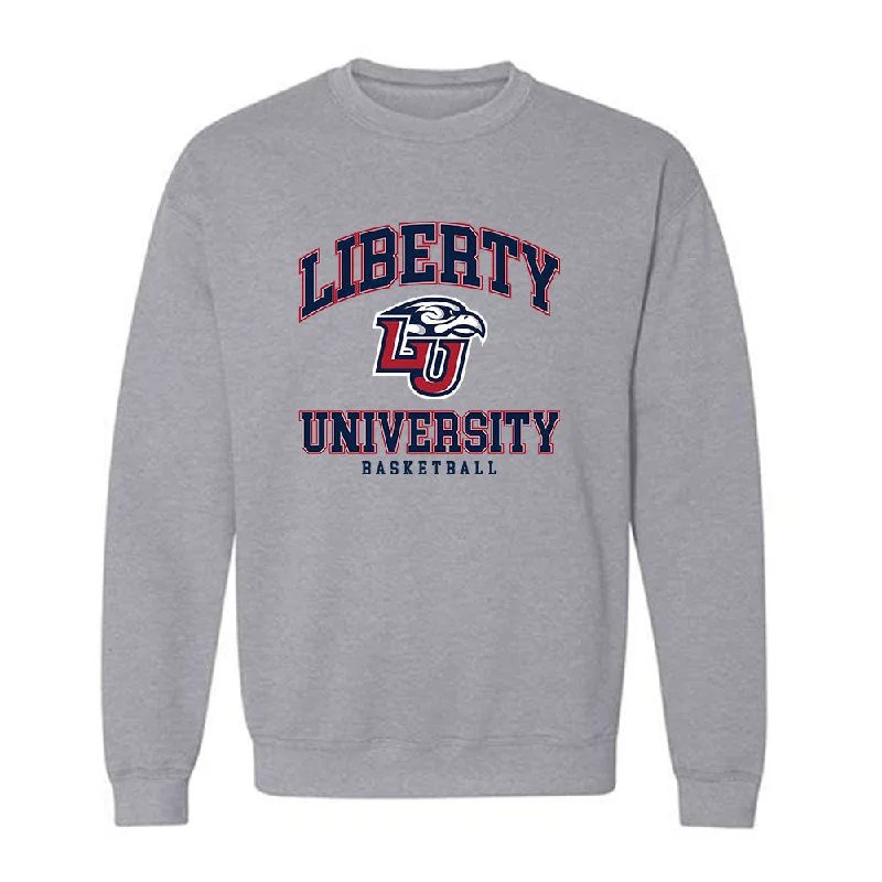 Liberty - NCAA Women's Basketball : Emma Hess - Crewneck Sweatshirt Classic Shersey Hoodie with Cropped Fit Short Trendy Liberty - NCAA Women's Basketball : Emma Hess - Crewneck Sweatshirt Classic Shersey Hoodie with Cropped Fit Short Trendy