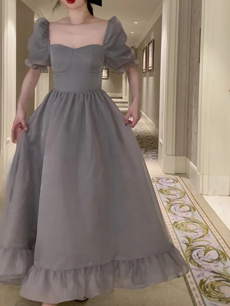 Grey Midi Dress