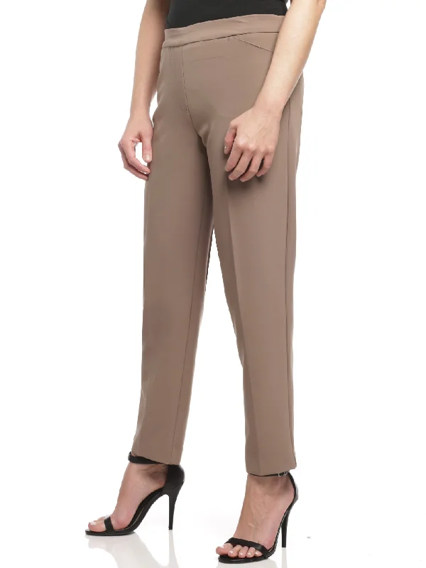 Pull On Ankle Pants Trendy Velvet Pants
