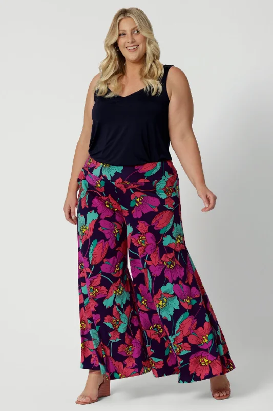 Caspian Palazzo Pant in Jubilee Casual Plaid Pants