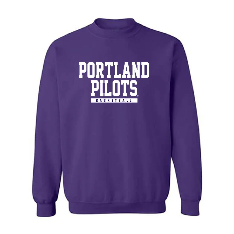 Portland - NCAA Women's Basketball : Emme Shearer - Crewneck Sweatshirt Hoodie with Elastic Cuffs Stretchable Comfortable