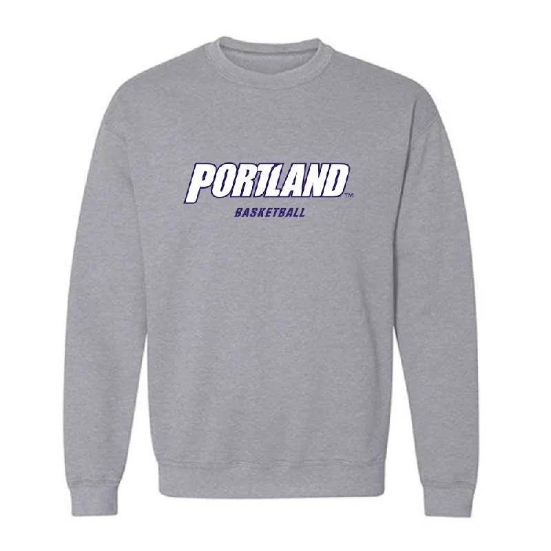 Portland - NCAA Women's Basketball : Emme Shearer - Crewneck Sweatshirt Hoodie with Set-In Sleeves Structured Classic