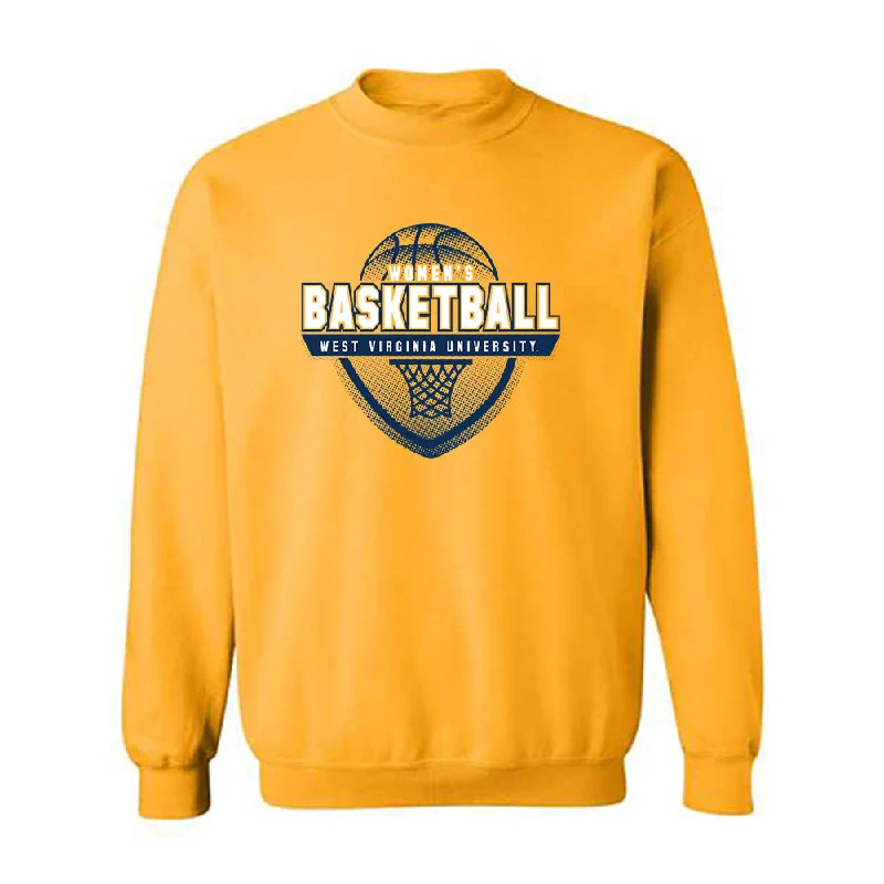 West Virginia - NCAA Women's Basketball : Janaiya Quinerly - Crewneck Sweatshirt Sports Shersey Hoodie with Rolled Sleeves Casual Relaxed West Virginia - NCAA Women's Basketball : Janaiya Quinerly - Crewneck Sweatshirt Sports Shersey Hoodie with Rolled Sleeves Casual Relaxed