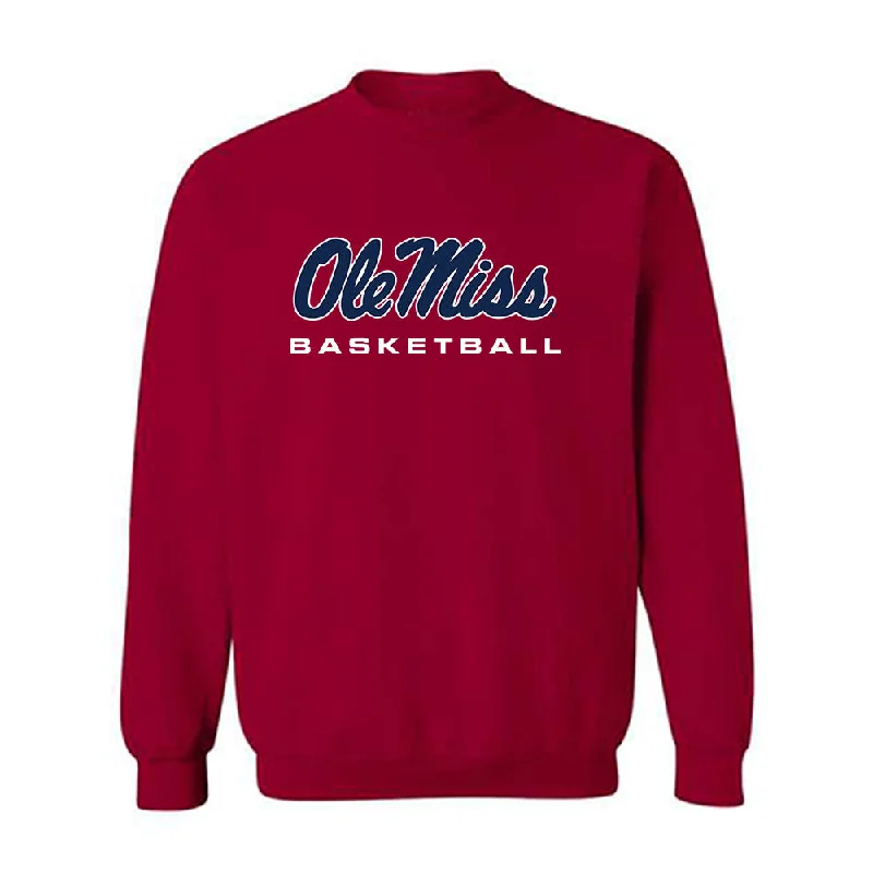 Ole Miss - NCAA Women's Basketball : Silentianna Collins - Crewneck Sweatshirt Classic Shersey Hoodie with Typography Text Message Ole Miss - NCAA Women's Basketball : Silentianna Collins - Crewneck Sweatshirt Classic Shersey Hoodie with Typography Text Message