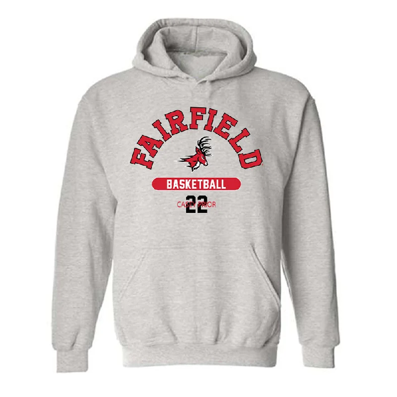 Fairfield - NCAA Women's Basketball : Casey Prior - Hooded Sweatshirt Classic Fashion Shersey Hoodie with Sequins Glamorous Eye-catching Fairfield - NCAA Women's Basketball : Casey Prior - Hooded Sweatshirt Classic Fashion Shersey Hoodie with Sequins Glamorous Eye-catching