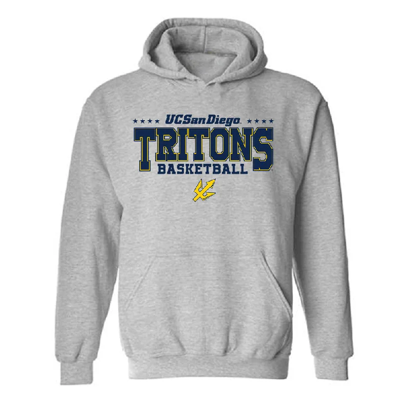 UCSD - NCAA Women's Basketball : Rosa Smith - Hooded Sweatshirt Classic Fashion Shersey Hoodie with Belted Waist Structured Tailored