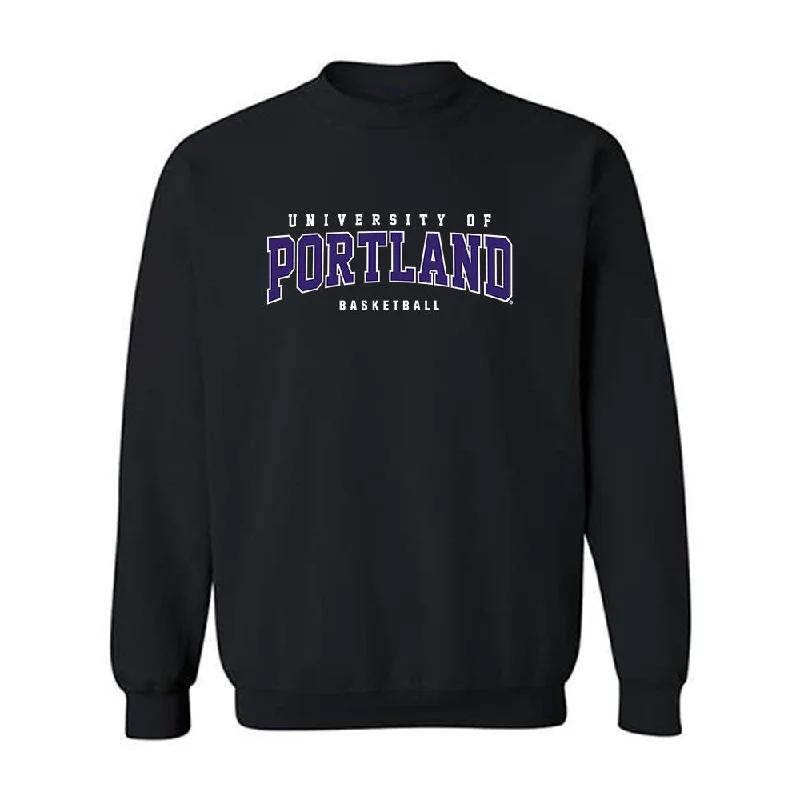 Portland - NCAA Women's Basketball : Emme Shearer - Crewneck Sweatshirt Hoodie with Rolled Sleeves Casual Relaxed