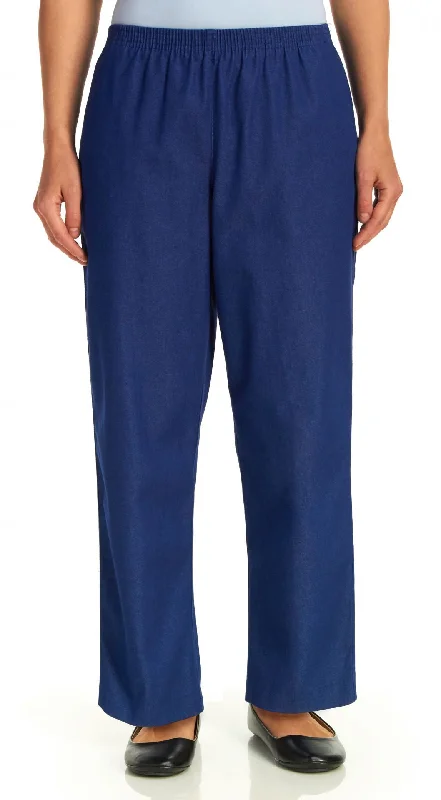 Petite Classics  Denim Pants Short Length Soft Cotton Pants