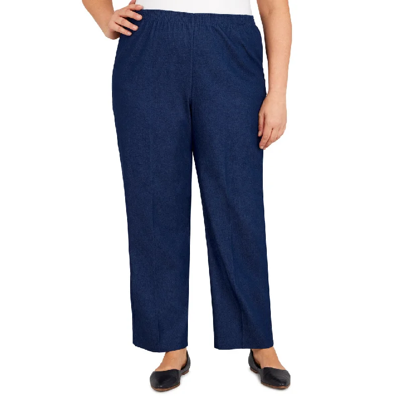 Classic Denim Pants Womens Sizes Soft Stretch Trousers