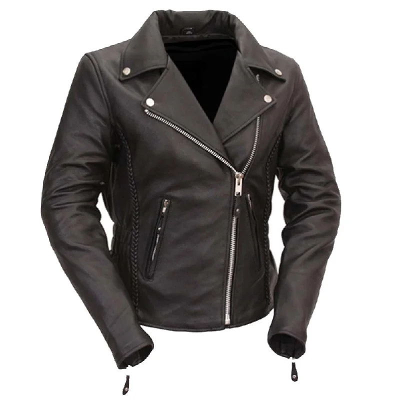 Ladies Allure Jacket Black Fleece Jacket Down Jacket Parka
