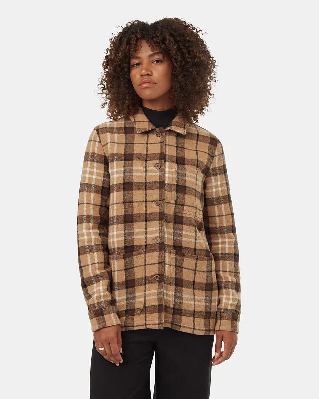 Flannel Utility Jacket Herringbone Jacket Houndstooth Jacket Plaid Jacket