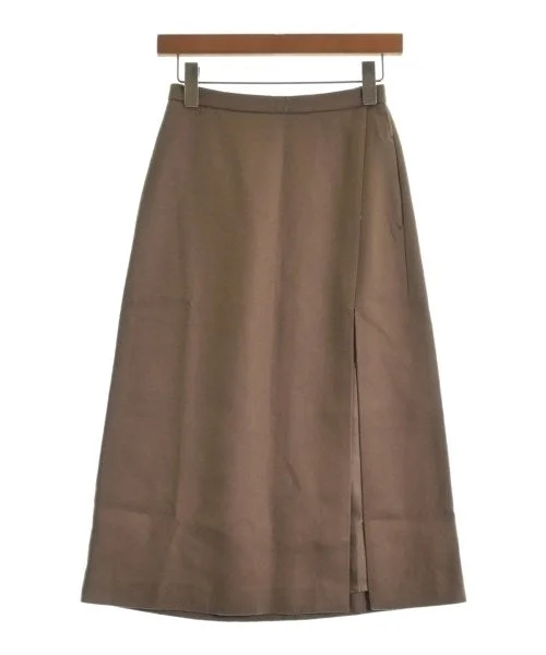 AURALEE Long/Maxi length skirts velvet skirt glossy