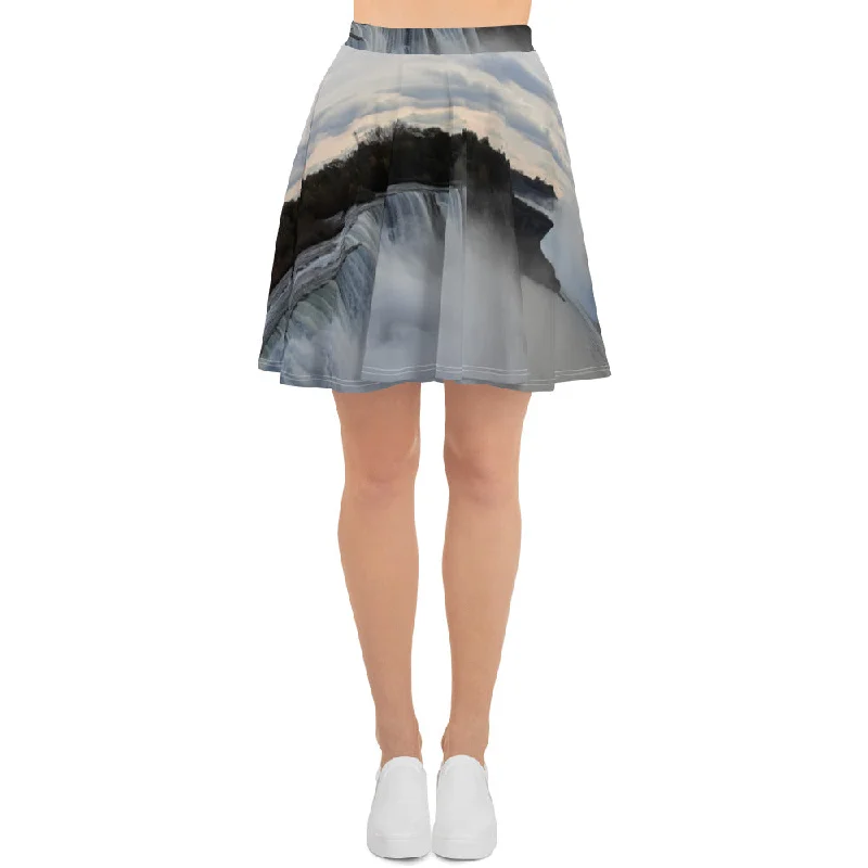 GG - Skater Skirt - N Y Falls leather skirt refined