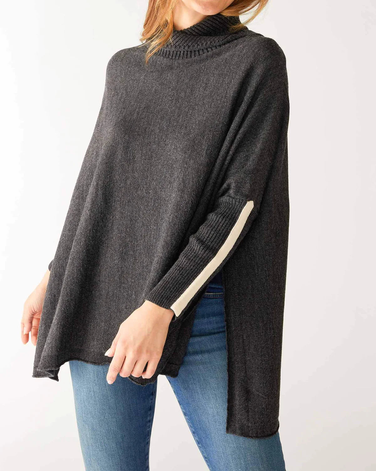 Mersea Newport Sweater Storm/Sea Salt Anti-Pilling Anti-Shrink Durable