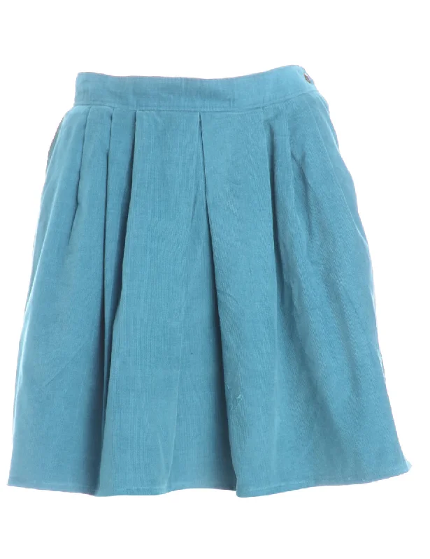Label Shortened Corduroy Skirt silk skirt lustrous