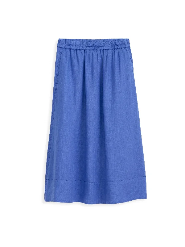 Maddie Skirt in Linen linen skirt light