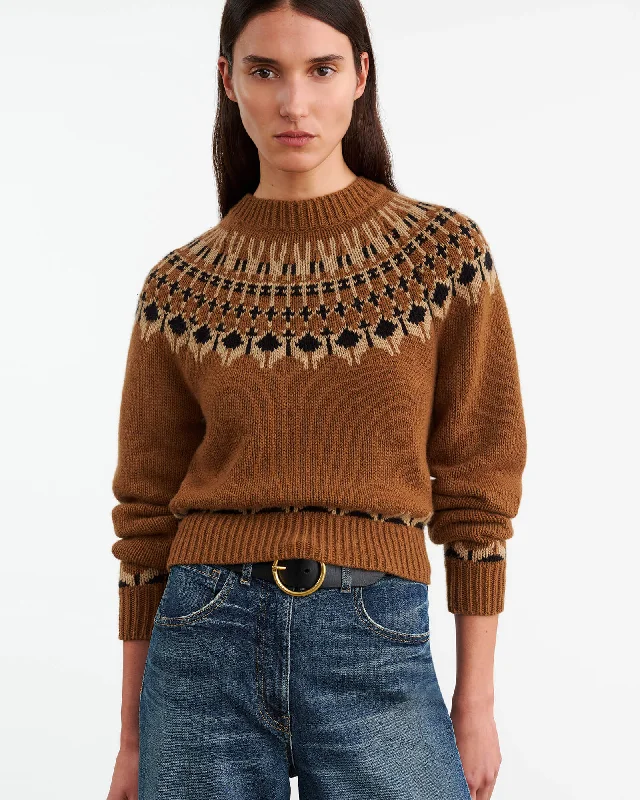 FERN SWEATER Seamless Knitted Crochet